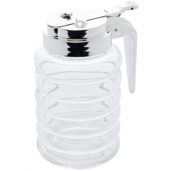 Meleira 280ml de Vidro Borossilicato Com Tampa de Metal